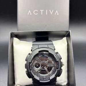 Activa Pixel X Invicta Digital Unisex Watch - 50mm, Black (ACW499-013)